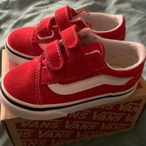 Vans toddler shoes size 6